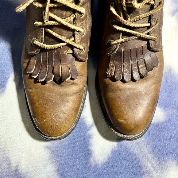 Justin leather Roper boots - Picture 3 of 12